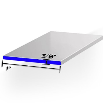 1" x 3/8" FLAT BAR