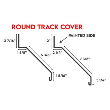 Round Door Track Single