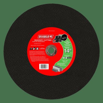 DIABLO 14" X 1/8" Masonry High Speed Cut-Off Disc 20mm