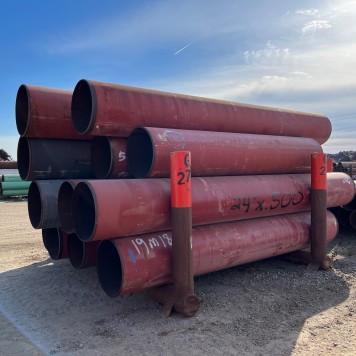24"OD X .500 WALL FBE PIPE