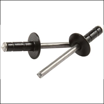 Medium Head Rivet Black 250pk