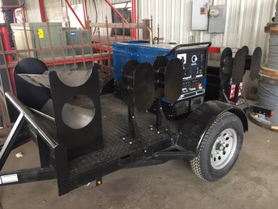 Trailers & Accessories - Welding Trailer With Infra Bronco 225
