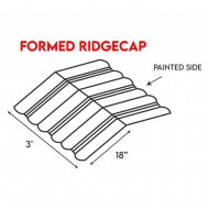 R-Panel Trims - Formed Ridge Cap