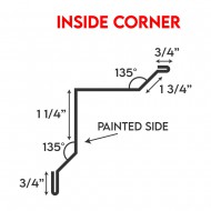 R-Panel Trims - Inside Corner 