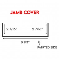 R-Panel Trims - Jamb Cover 8"