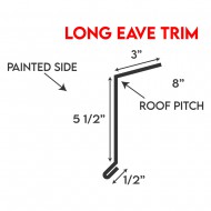 R-Panel Trims - Long Eave Trim