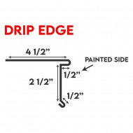 Low Rib Trims - Drip edge 