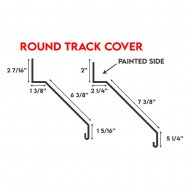 Low Rib Trims - Round Door Track Single