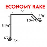 R-Panel Trims - Econo Rake Trim